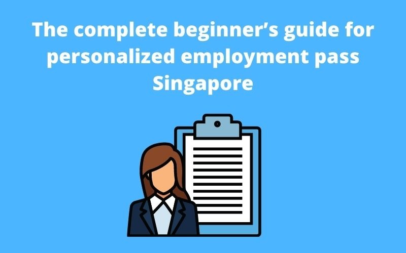 The complete beginner’s guide for personalised employment pass Singapore