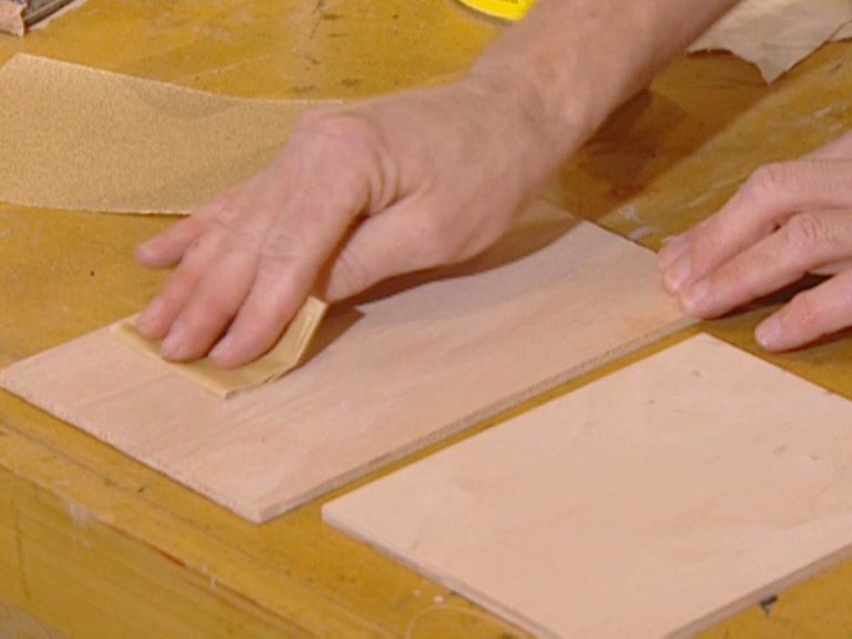 Woodworking sandpaper